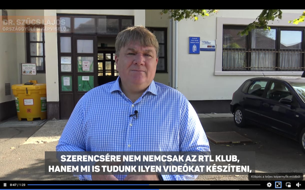 Gyömrő fideszes képviselője szerint örömteli, hogy konténertantermek érkeztek a tanuláshoz, miután annyira rossz állapotban van a helyi általános iskola