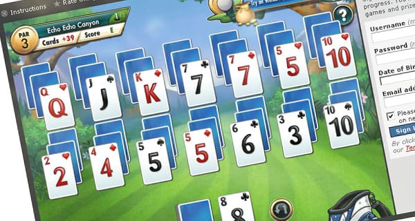 Napi munkakerülő – Fairway Solitaire