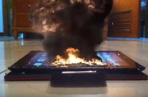 Egy iPad akkujának robbanása miatt ürítettek ki egy Apple-boltot