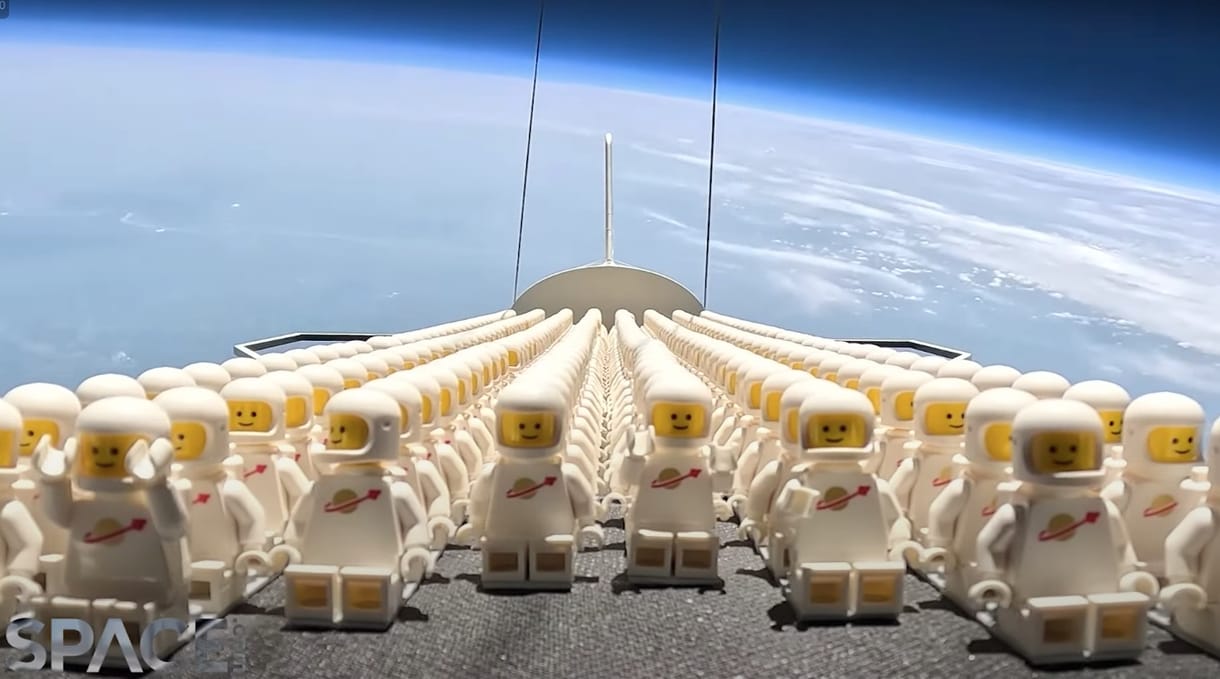 1000 Lego-emberkét küldtek a világűr szélére, 34 km magasról tértek vissza