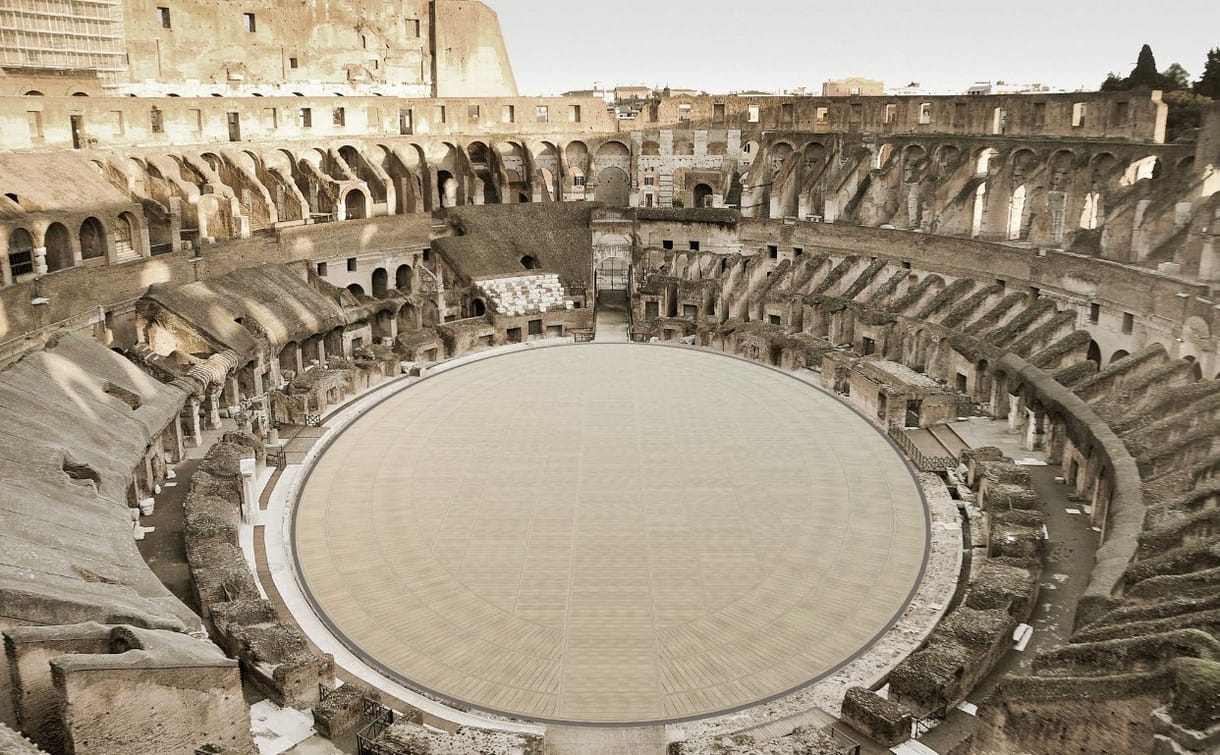 Újjáépítik a Colosseum küzdőterét, hogy hasonlítson az ókorira