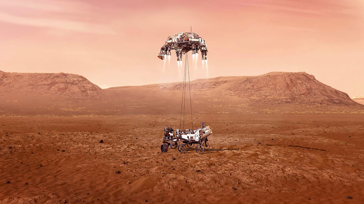 Óriási porördögöt videózott le a NASA a Marson, 2 km magas volt és 19 km/h-val sietett