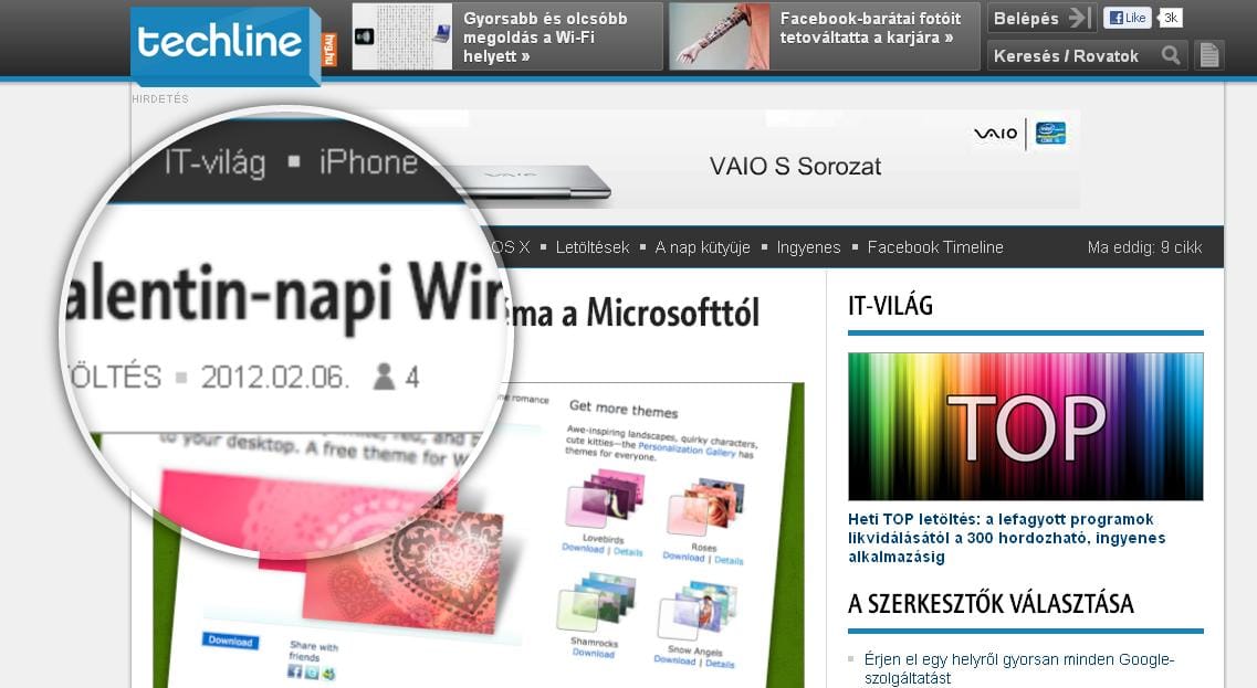 Így tehet nagyítót bármelyik weboldalra