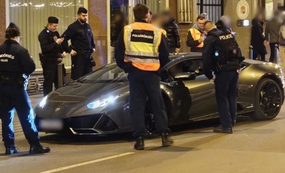Lamborghinit és Maseratit is ellenőriztek a rendőrök a budapesti éjszakai razziában