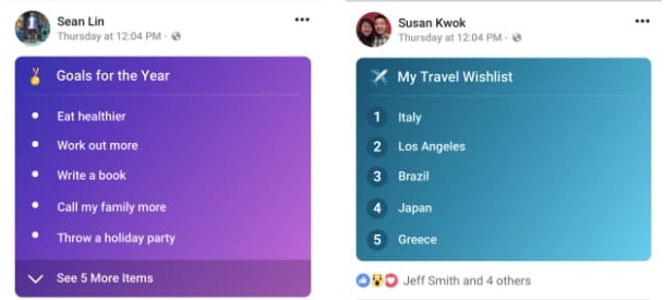Újdonság a Facebookon: újfajta bejegyzéseket is közzétehet, itt vannak a listák