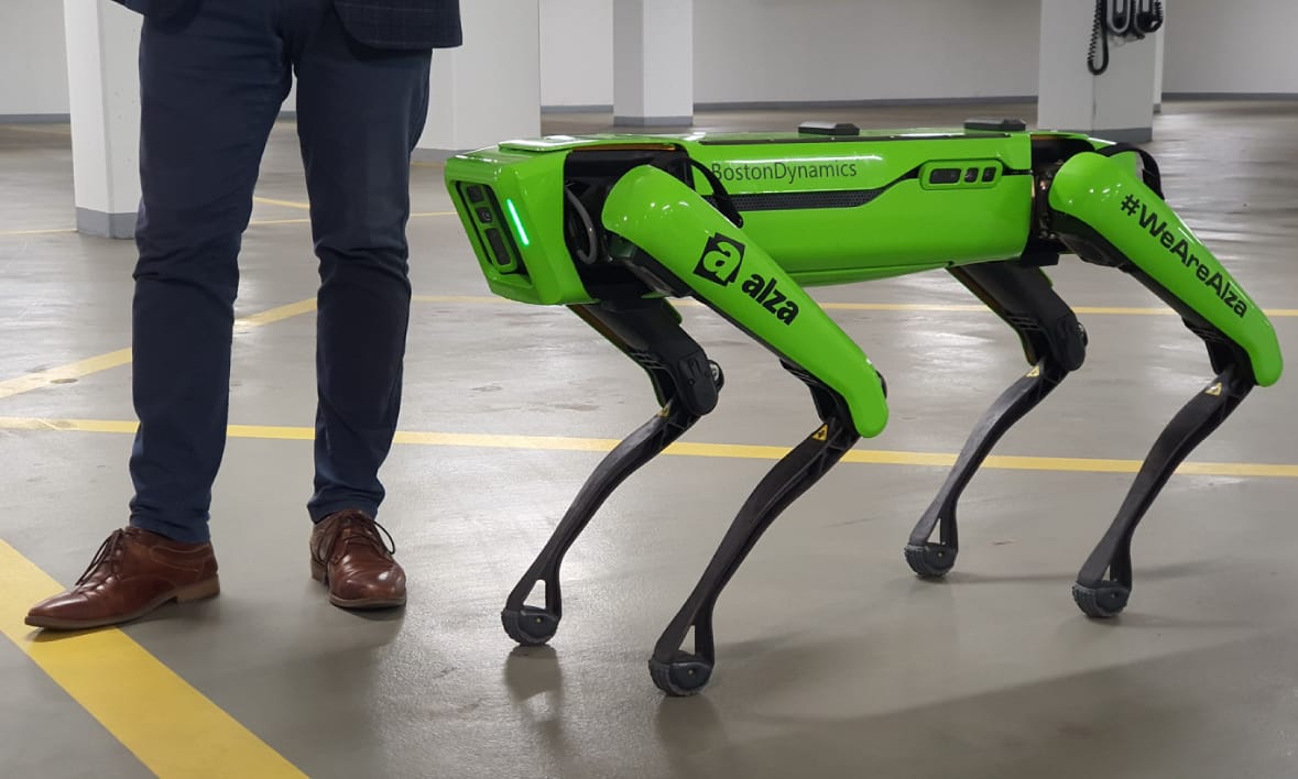 Megsimogattuk Alízt, a Budapestre érkezett 22 millió forintos robotkutyát
