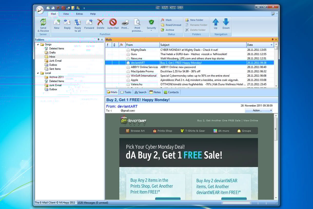 Egy remek alternatíva az Outlook vagy a Thunderbird kiváltására, ingyen