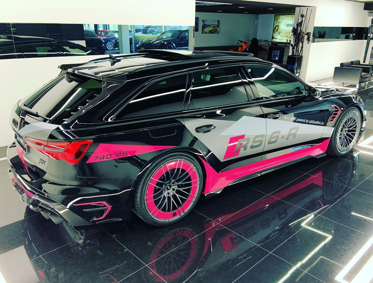 Kis rózsaszínnel puhítottak a 740 lóerős Audi RS6-on
