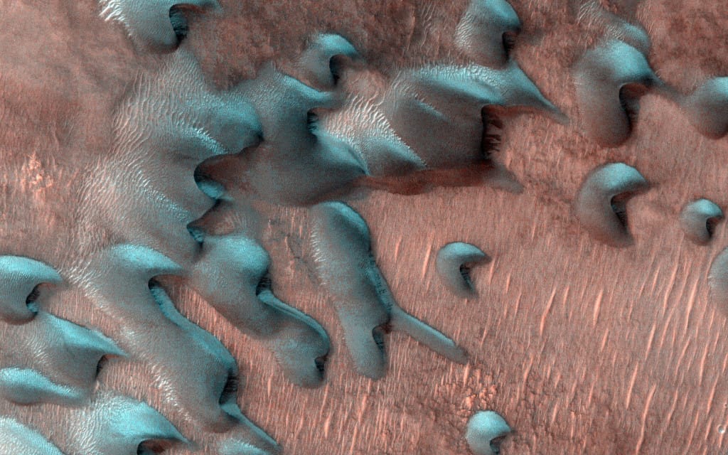 Varázslatos képeket mutatott a NASA arról, milyen a tél a Marson