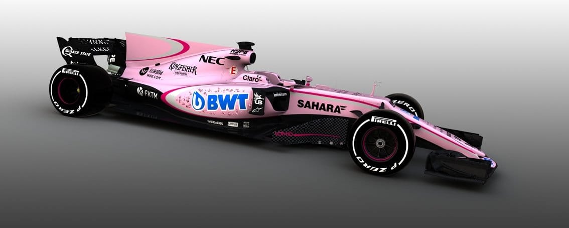 Rózsaszín festéssel fog versenyezni az indiai F1-es csapat