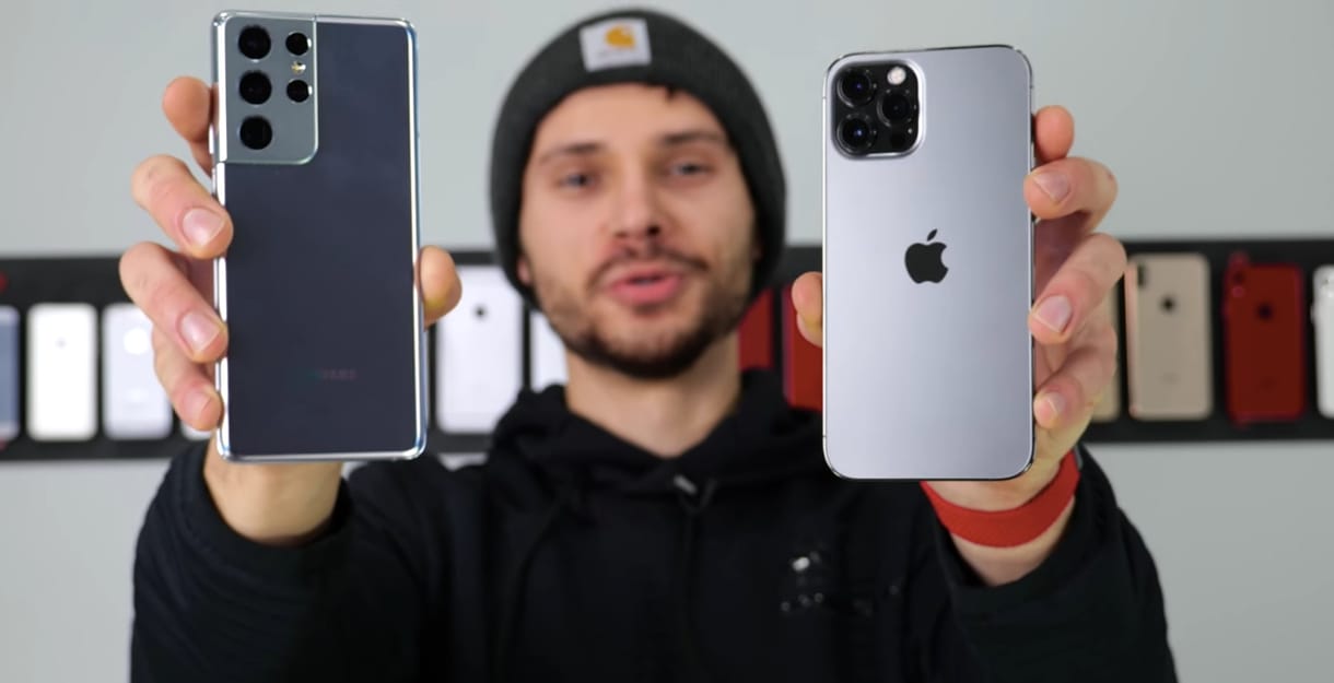 Videó: ejtésteszten a Samsung Galaxy S21 Ultra és az iPhone 12 Pro Max