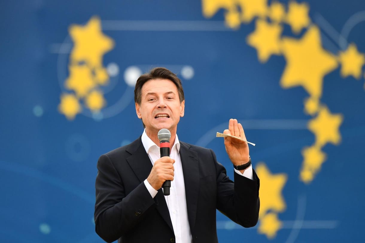 A garantált alapjövedelem ellen is tüntettek Rómában