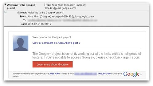 Hamis Google+ meghívóval próbálkoznak a spammerek