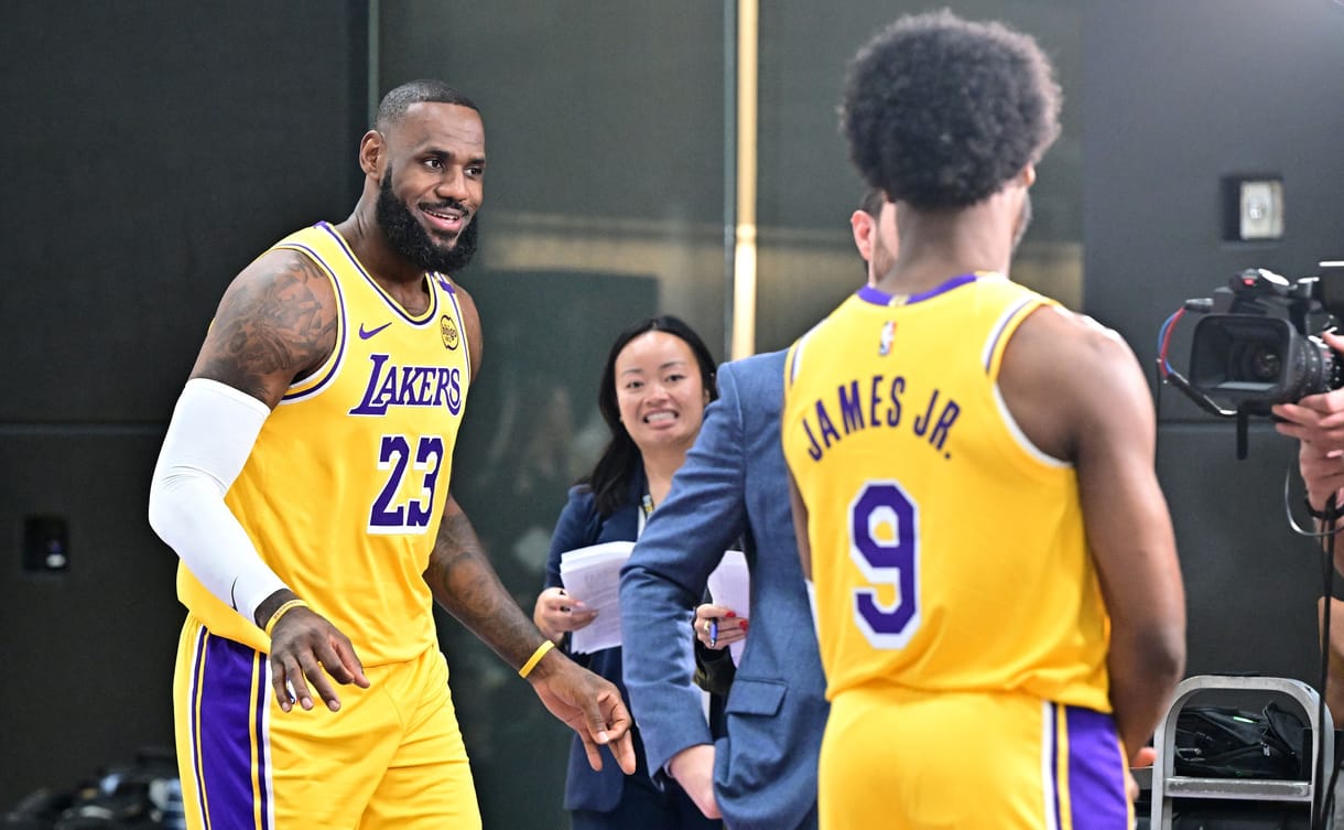 Történelmet írt LeBron James és fia az NBA-ben