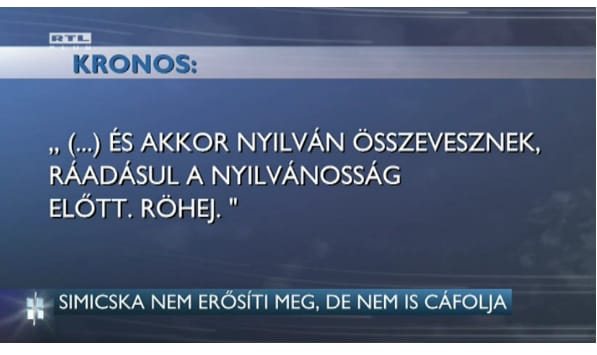 Jót simicskázott az RTL péntek este
