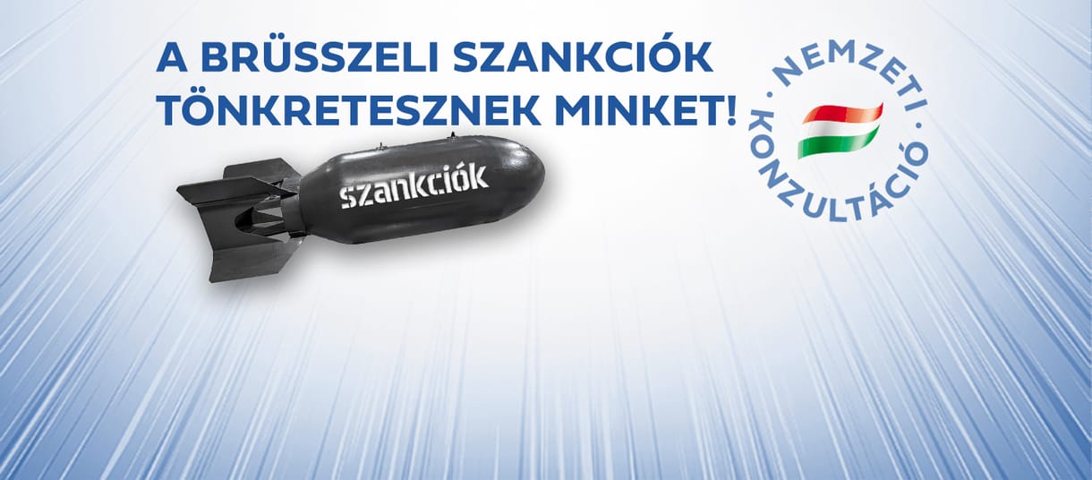 Ellepték az utcákat a szankciókat bombával ábrázoló kormányplakátok