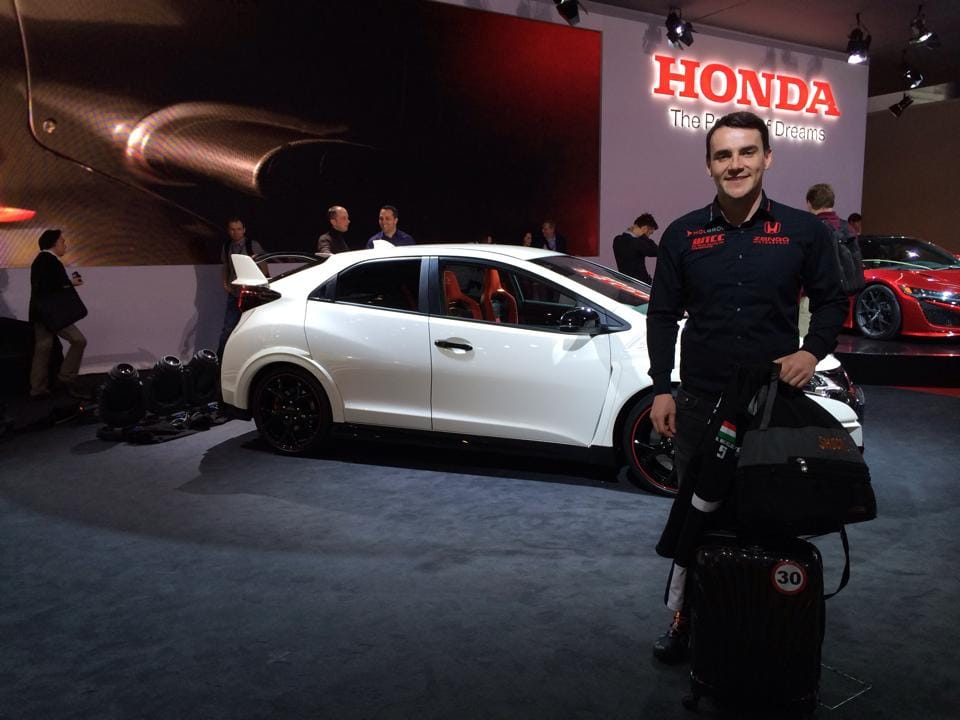 Michelisz és az új Honda Civic Type R a Genfi Autószalonon
