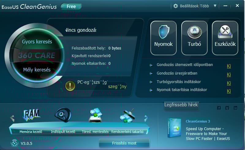 Lelassult a gépe? Akkor próbálja ki ezt a programot!