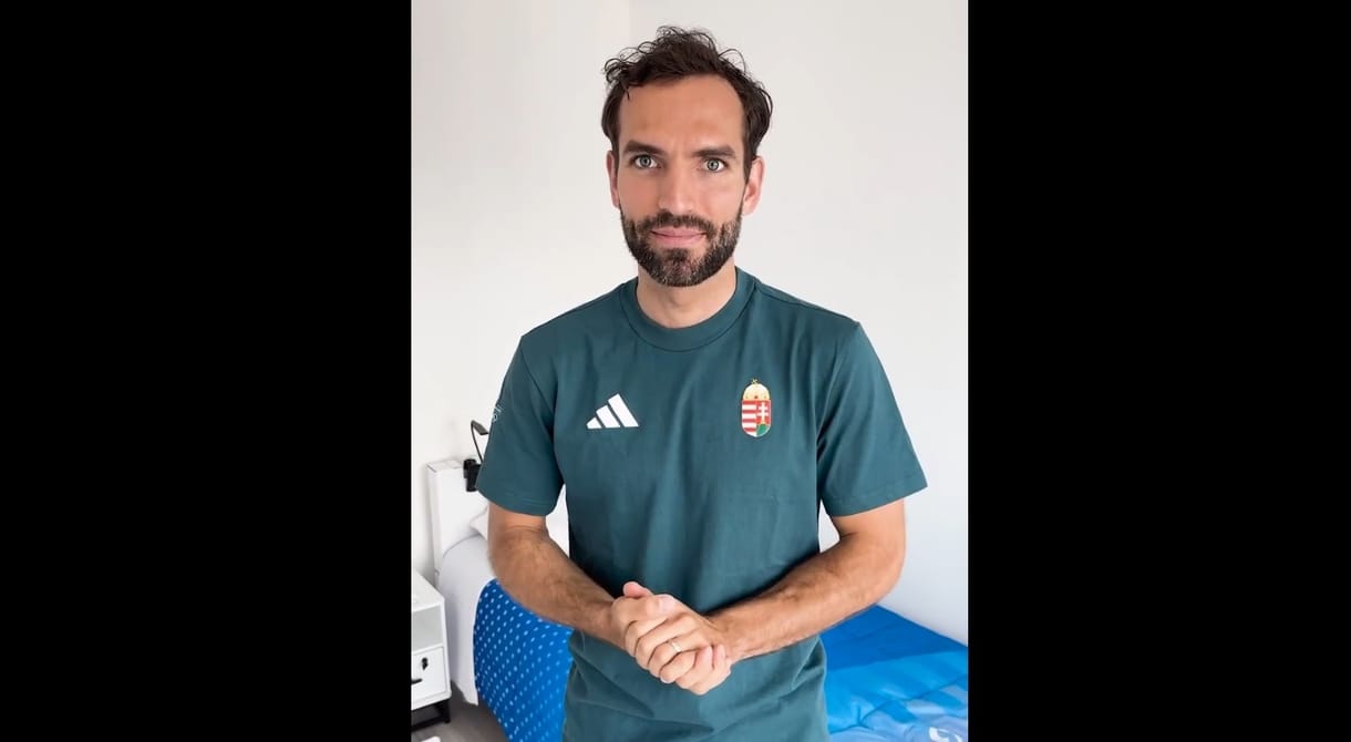 Szilágyi Áron megmutatta a magyar olimpikonok szálláshelyét – videó