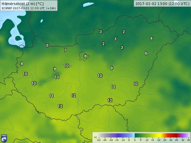 Putyin meghozza a jó időt, ma már 12 fok is lehet