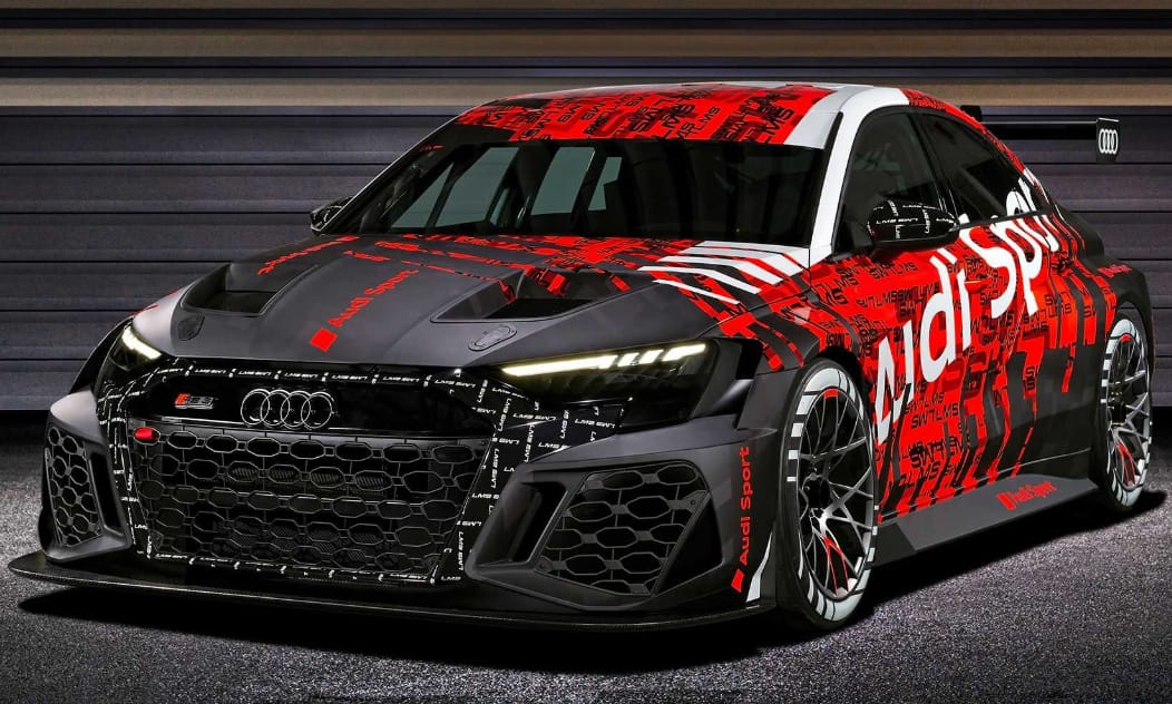 Az Audi leleplezte a 340 lóerős új RS3 LMS-t