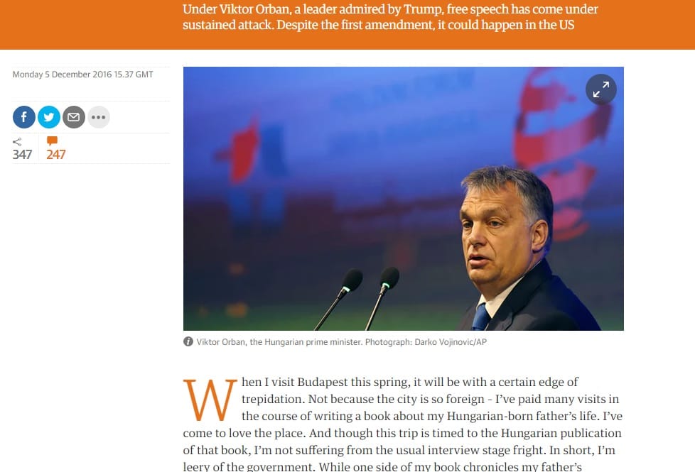 Guardian: Trump jövője úgy festhet, mint Orbán múltja