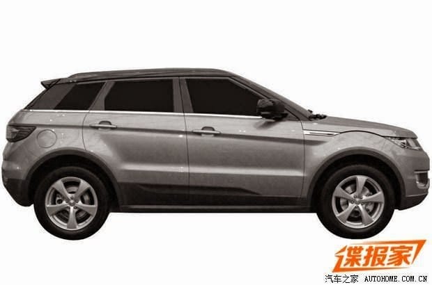 Pofátlanul lemásolják a Range Rover Evoque-ot a kínaiak