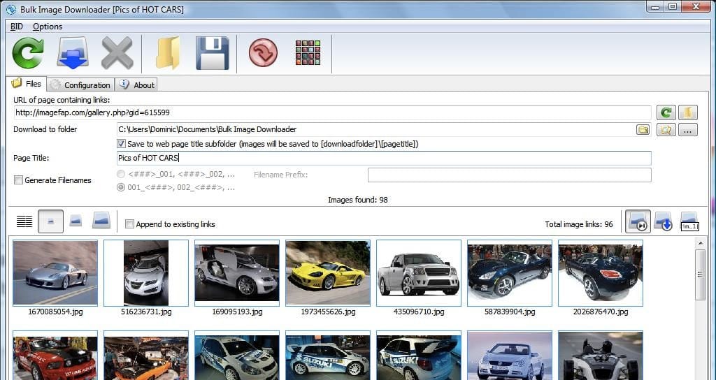 Képek csoportos letöltése weboldalakról, teljes kényelemben