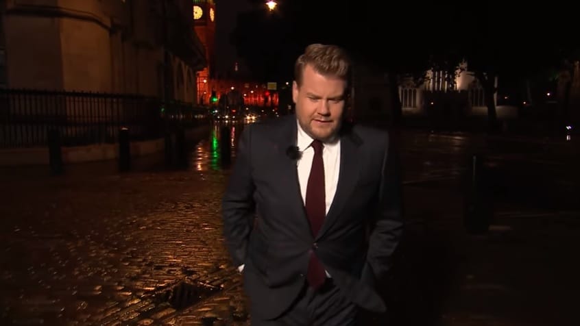 James Cordent kitiltották egy étteremből, miután kiakadt az omletten, és ordibált a pincérrel