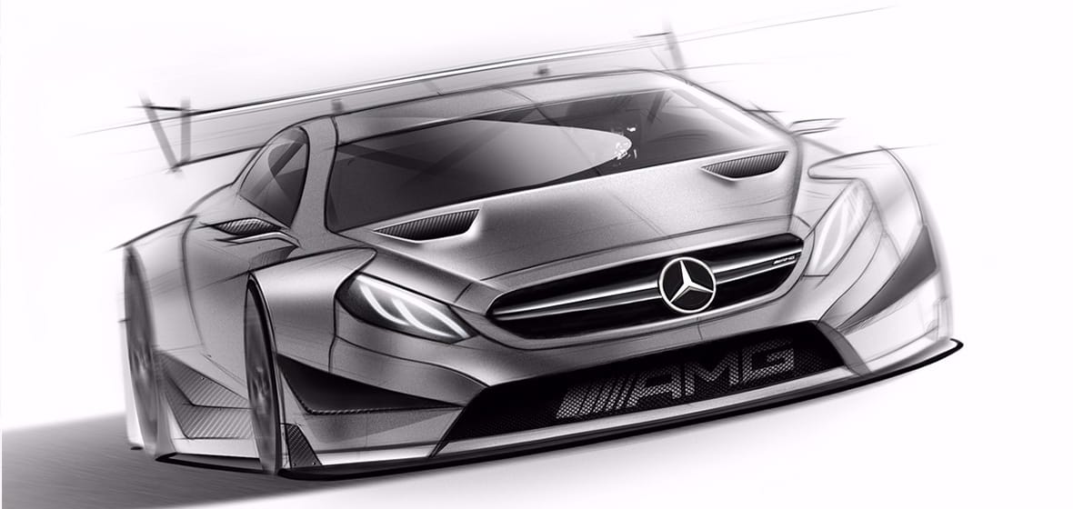 Ilyen lesz a Mercedes 2016-ra készülő DTM-es versenygépe