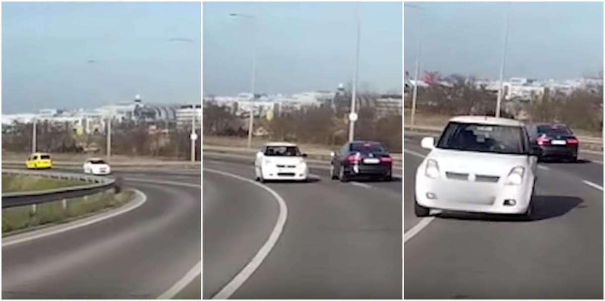 Épül a ferihegyi turbókörforgalom, itt is van az első videó, hogy szemből jön egy autós