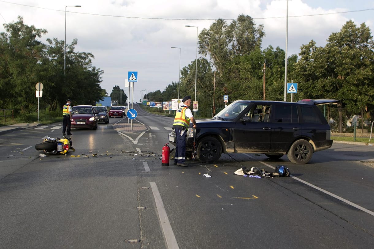 Fotó a zuglói halálos motosbaleset helyszínéről