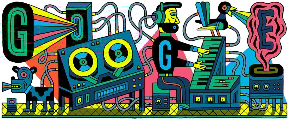 Miért van ma a Google kereső főoldalán ez a zenés káosz? És mi az a WDR (Westdeutscher Rundfunk) elektronikus zenei stúdió?