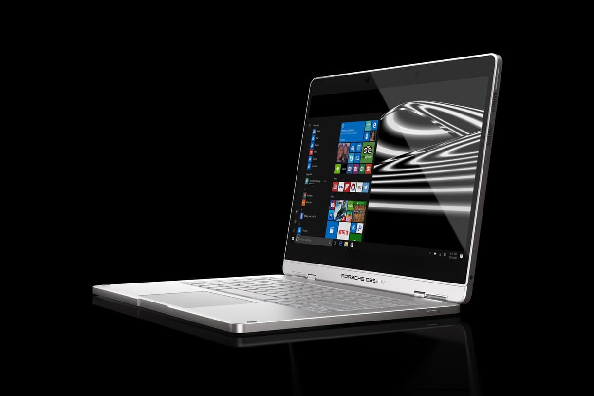 Itt a Porsche első laptopja, és pont olyan, mint az autói