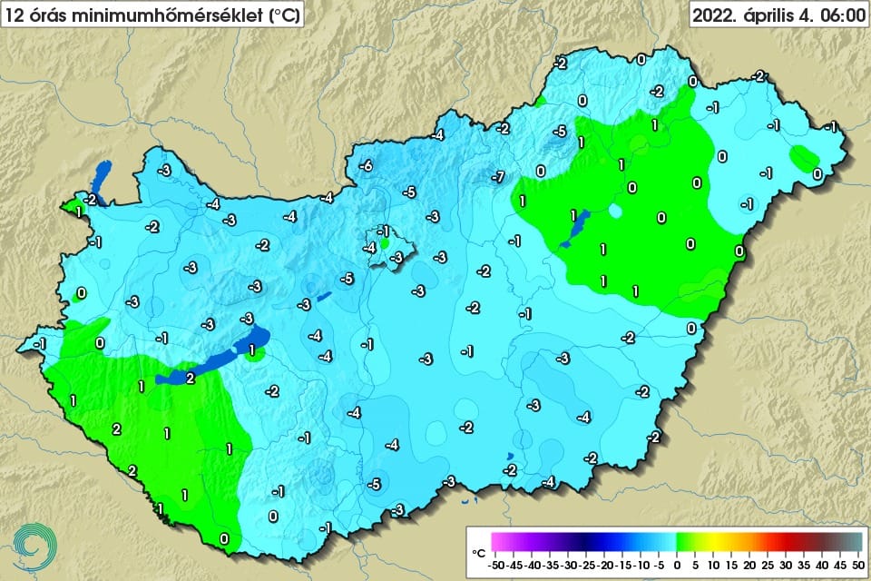 – 7,1 Celsius-fokot mértek a Kékestetőn hétfőn, ez új országos rekord