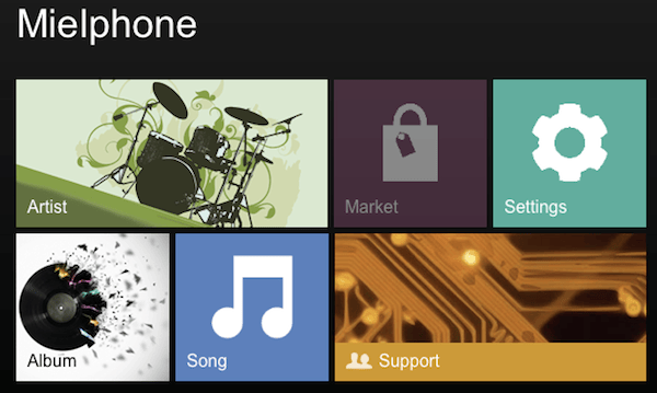 MP3-letöltő és -lejátszó Windows 8 stílusban, ingyen