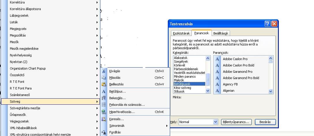 Word-tipp: Betűtípusváltás egyszerűbben