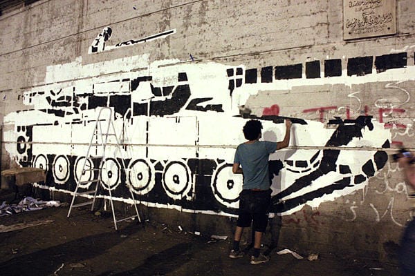 Forradalmi graffitik a főváros utcáin