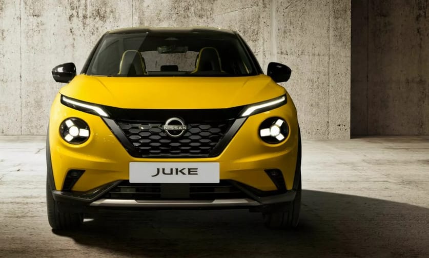 Rikító sárga színnel debütált a megújult Nissan Juke