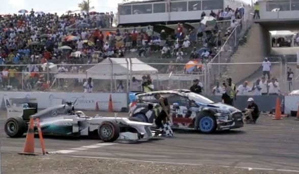 Ez már igen: Lewis Hamilton, Ken Block ellen