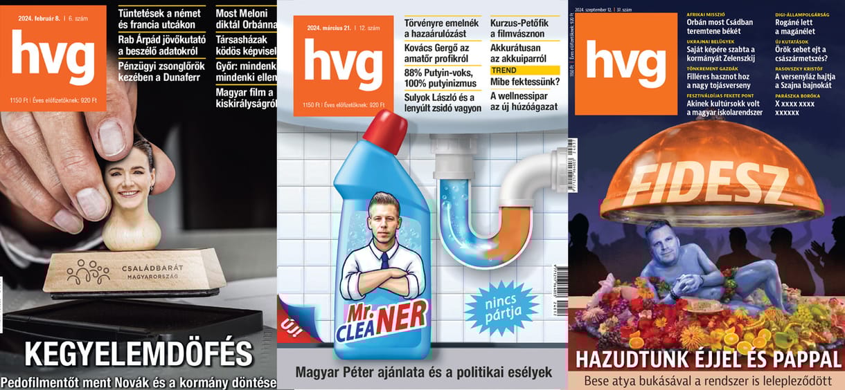Többet mond ezer szónál: 2024 legjobb HVG-címlapjaival indul az új év