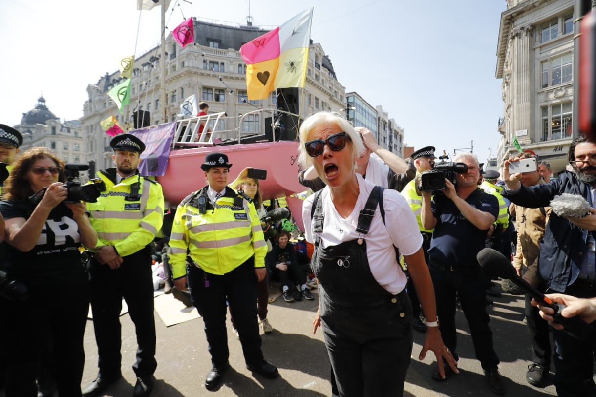 Emma Thompson tüzelte a tüntető környezetvédőket Londonban