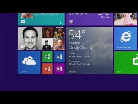 Új videón a már letölthető Windows 8.1