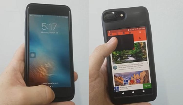Itt egy iPhone-tok, ami tulajdonképpen egy androidos telefon