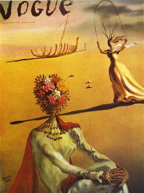 Vogue-címlapok, melyeket még Dalí készített – fotók