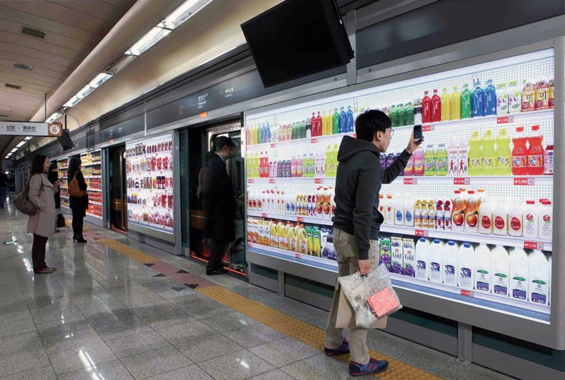 Virtuális szupermarket a metróban