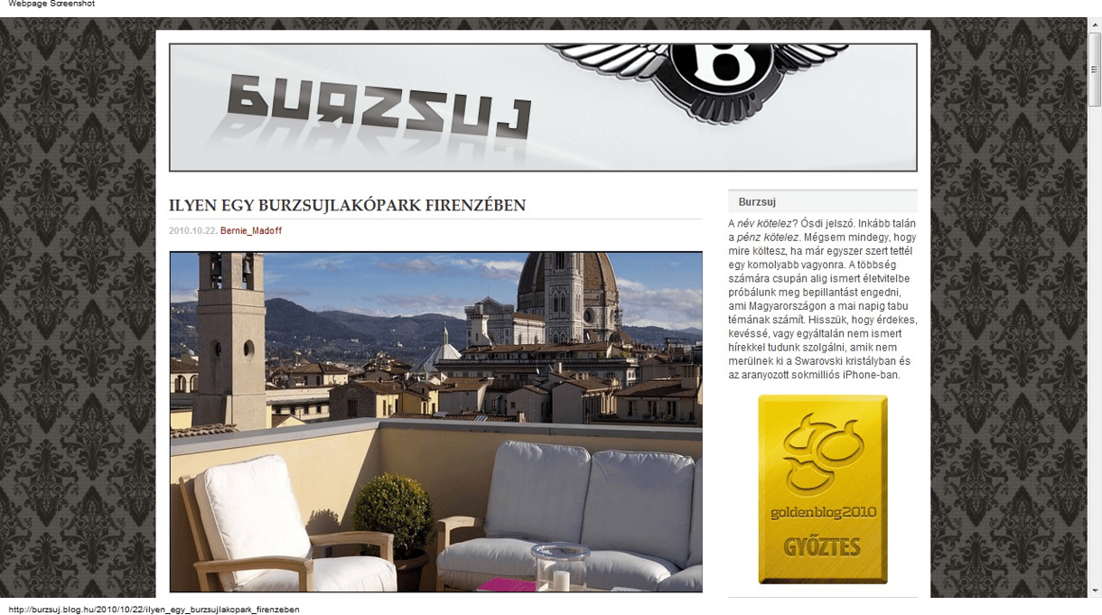 Milyen egy luxuslakópark Firenzében?