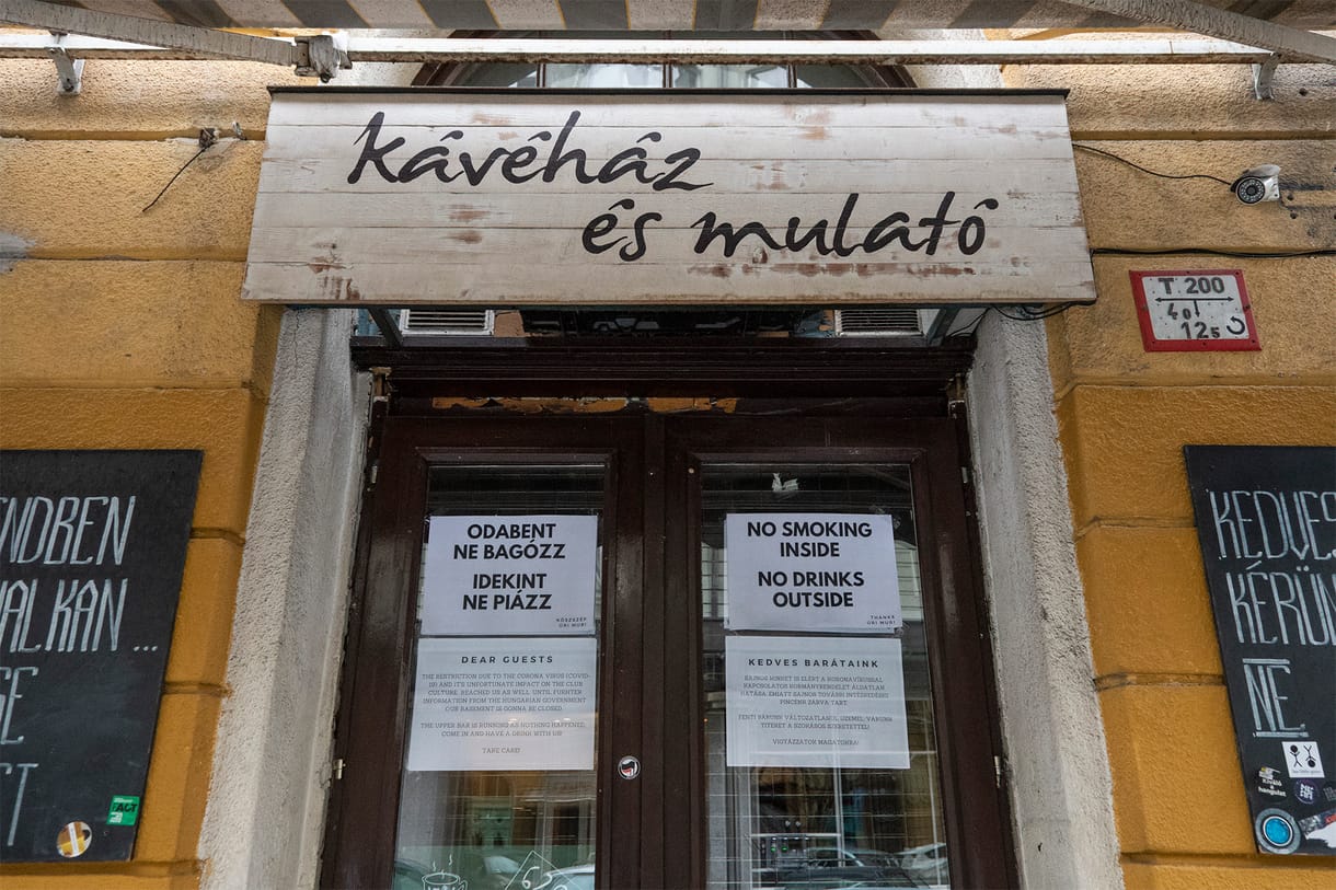Bezár a bulinegyed a koronavírus miatt