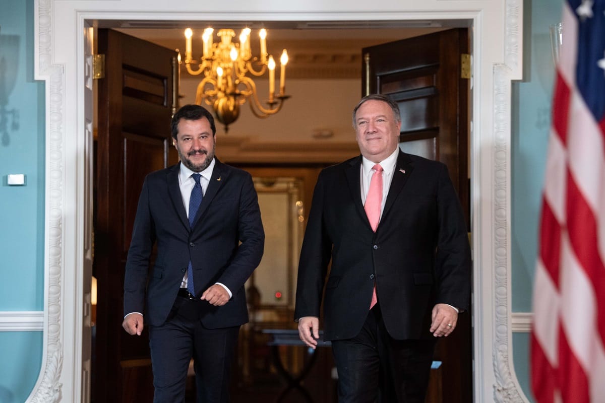 Matteo Salvini az amerikai alelnökkel találkozott, de Trumpnak udvarolt
