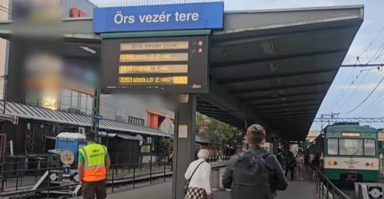 Megkéseltek egy férfit az Örs vezér téri HÉV-megállóban, hárman is kórházba kerültek